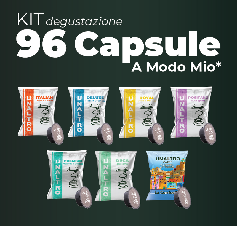 Tasting kit 96 capsules A Modo Mio*