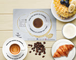 Breakfast placemats. Available in 2 models.
