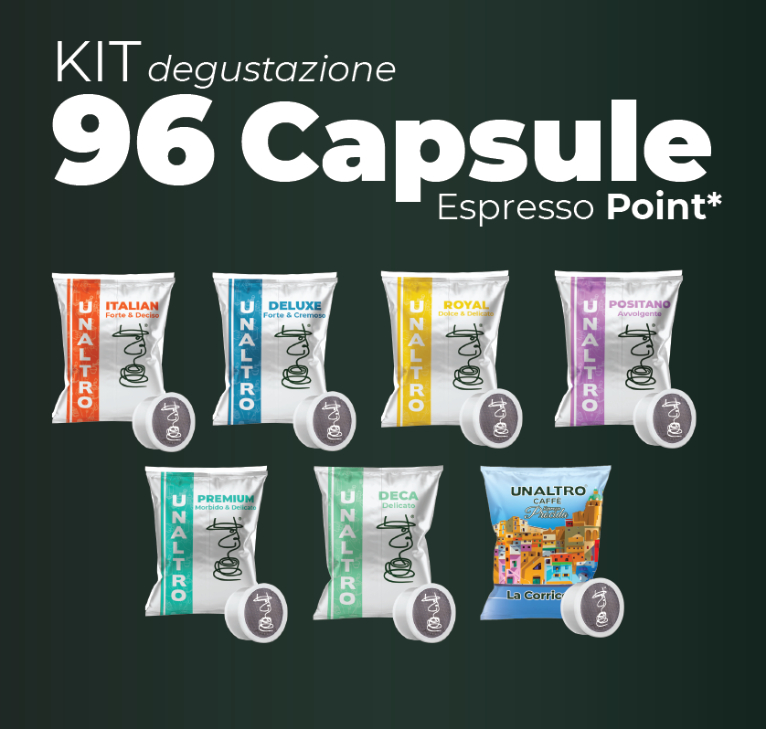 Kit Assaggio 96 capsule Espresso Point* – unaltrocaffeshop